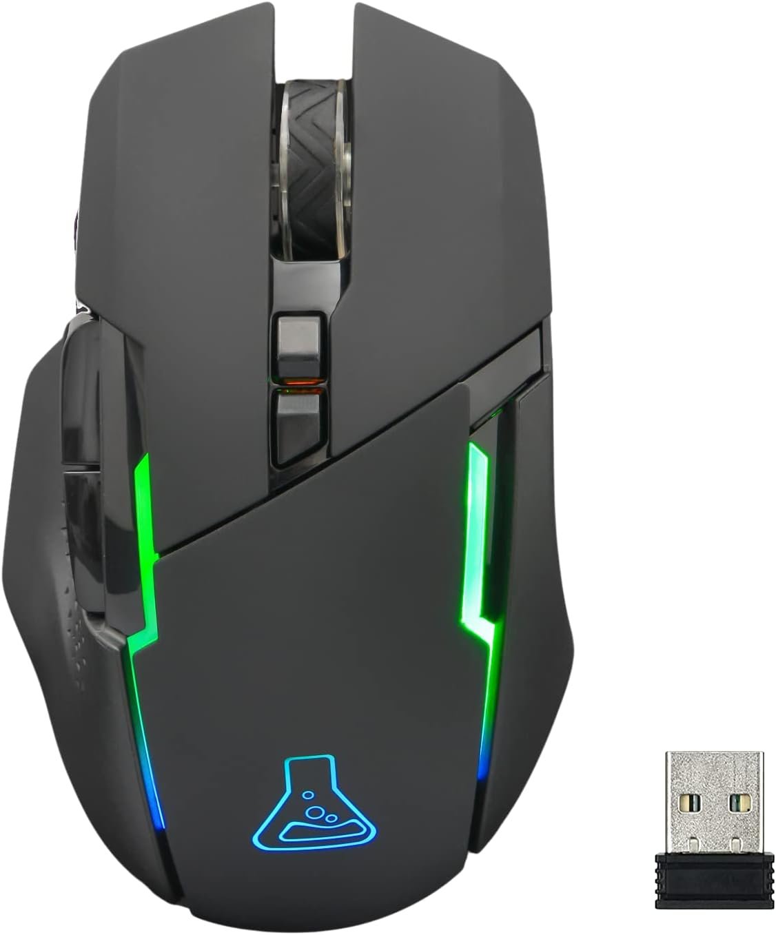 The G-Lab Kult Caesium – Ratón inalámbrico para Gaming inalámbrico 7200 PPP, LED RGB, 6 Botones, ratón para Juegos ergonómicos, Compatible con Pc Ps4 Ps5 Xbox One 2023