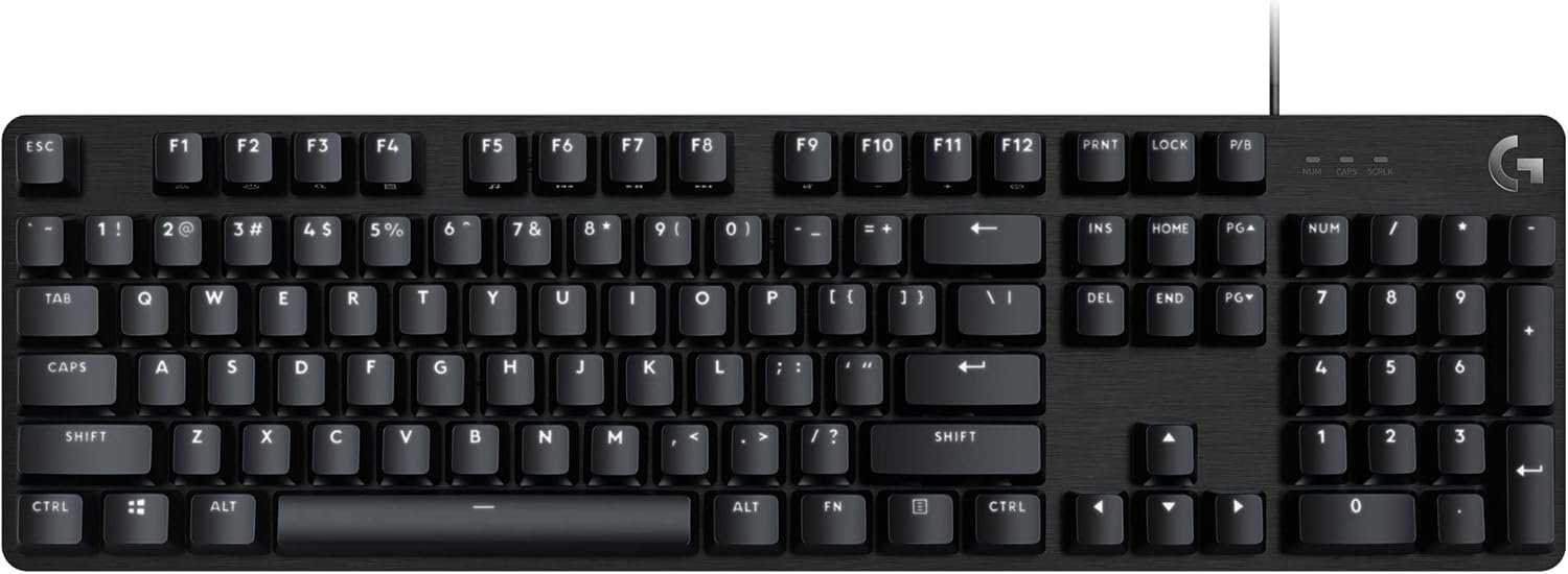 Logitech G413 SE Full-Size Teclado Mecánico para Gaming, Disposición QWERTZ Alemán – Negro