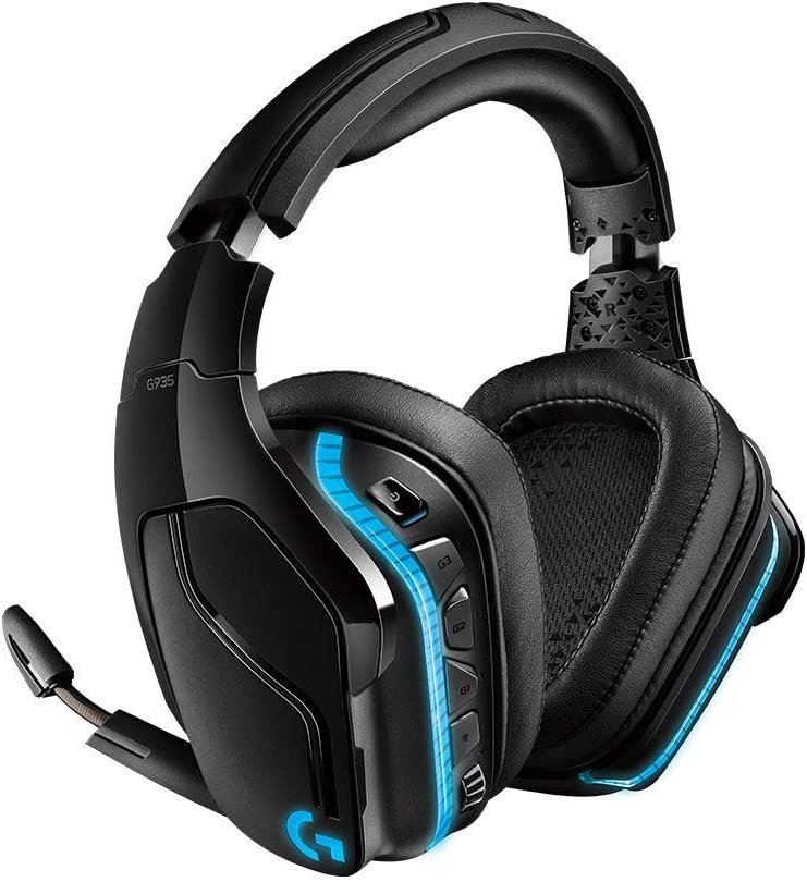 Logitech G935 Auriculares Gaming RGB Inalámbricos + Blue Microphones Yeti, Micrófono USB para grabación y transmisión de Juegos en PC, Mac