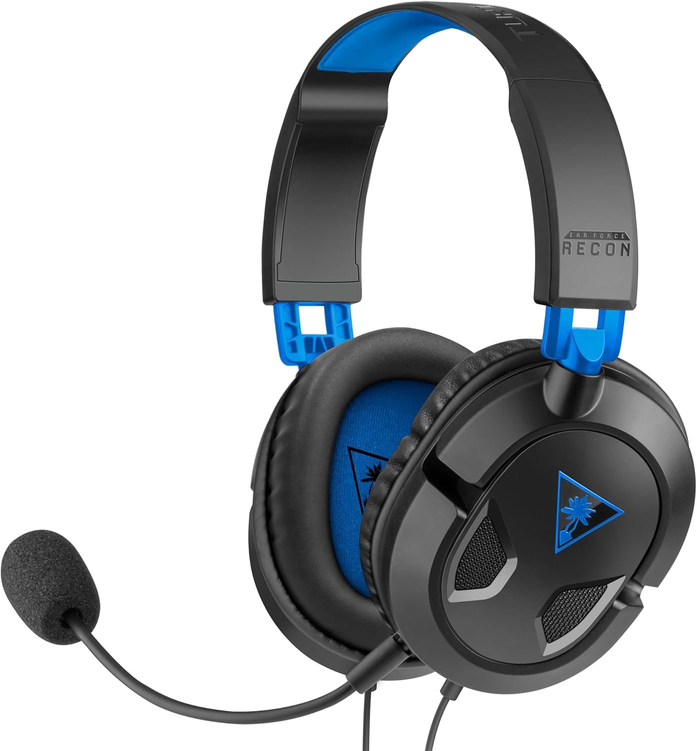 Turtle Beach Recon 50P Auriculares Gaming PS4, PS5, Xbox One, Nintendo Switch y PC, Negro / Azul
