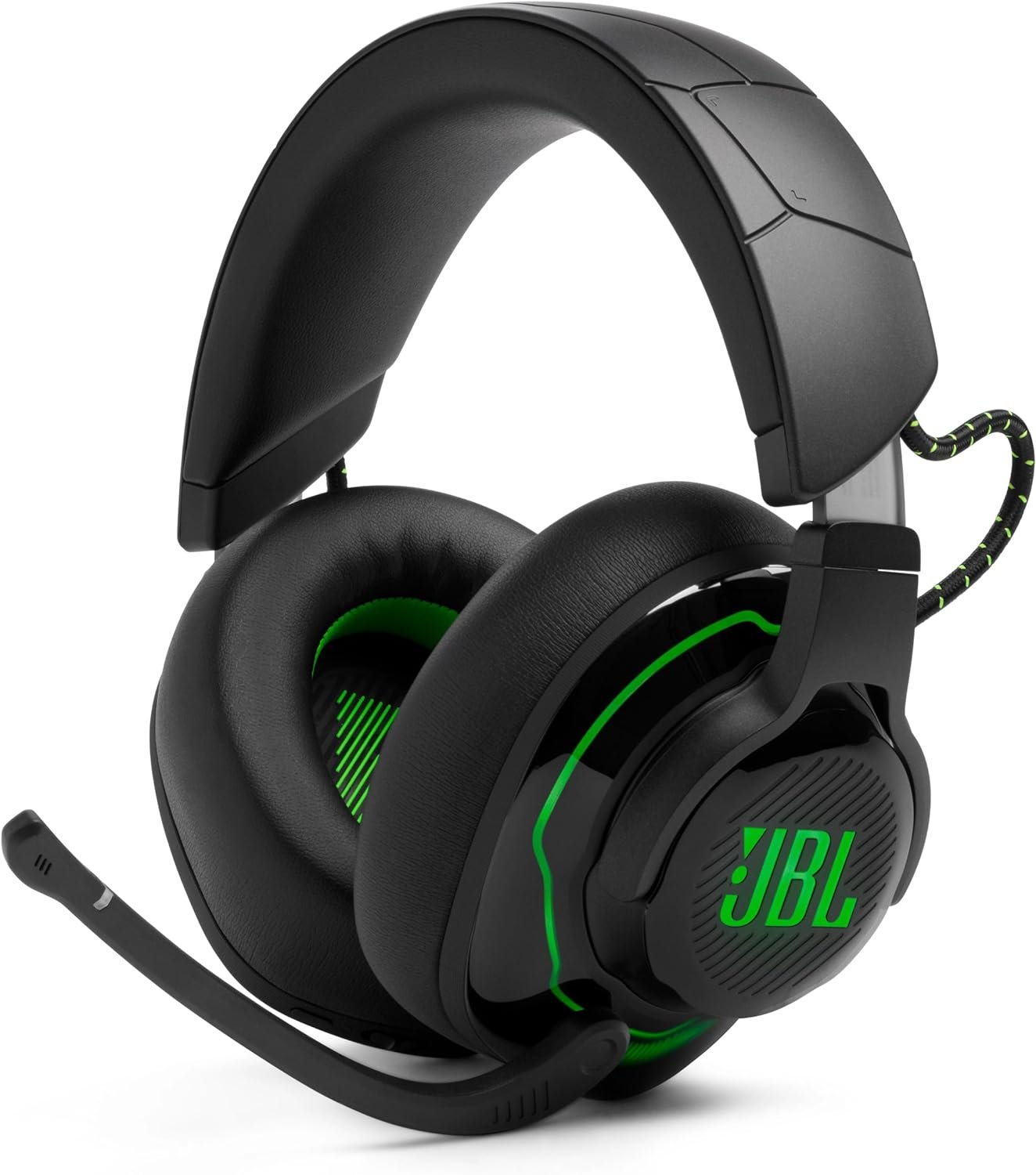 JBL Quantum 910X Auriculares inalámbricos con Bluetooth para XBox, cancelación activa del ruido, QuantumSOUND Signature, 37 h de batería, negro