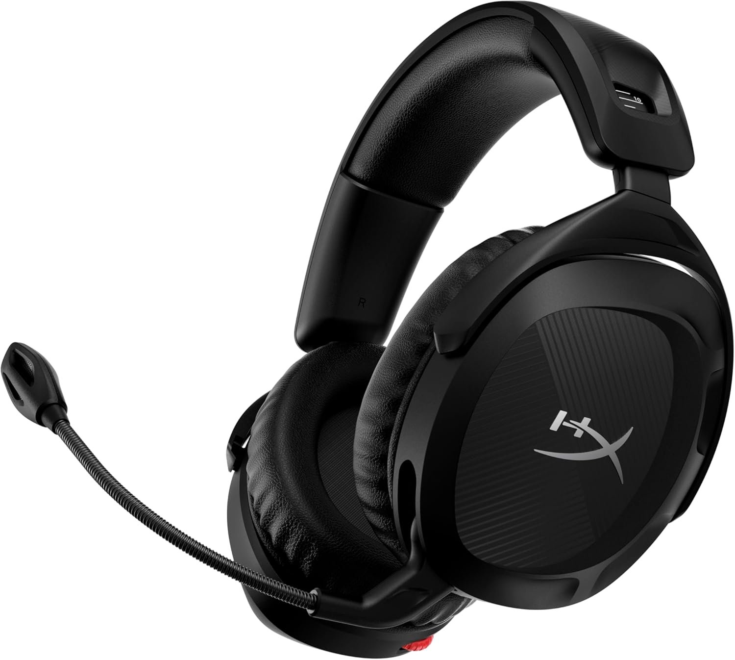 HyperX Cloud Stinger 2 Wireless, Cascos gaming inalámbricos PC, Drivers de 50 mm, Audio Envolvente, Giro 90º, Dongle USB, batería 20h, Micrófono con cancelación de ruido – Negro