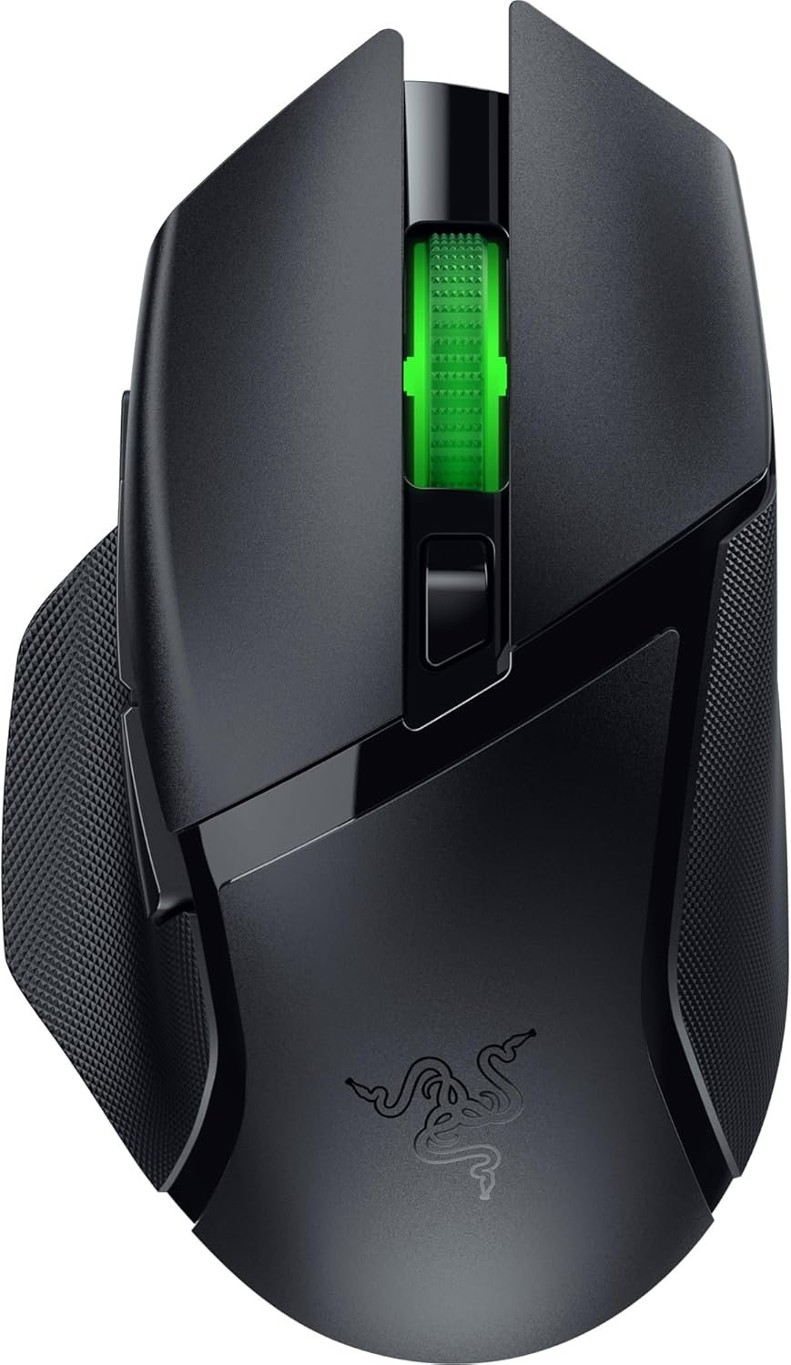 Razer Basilisk V3 X HyperSpeed – Mouse da gioco Wireless personalizzabile (Forma ergonomica con 9 controlli personalizzabili, HyperSpeed Wireless, Bluetooth, Sensore Ottico avanzato 5G 18K) Nero