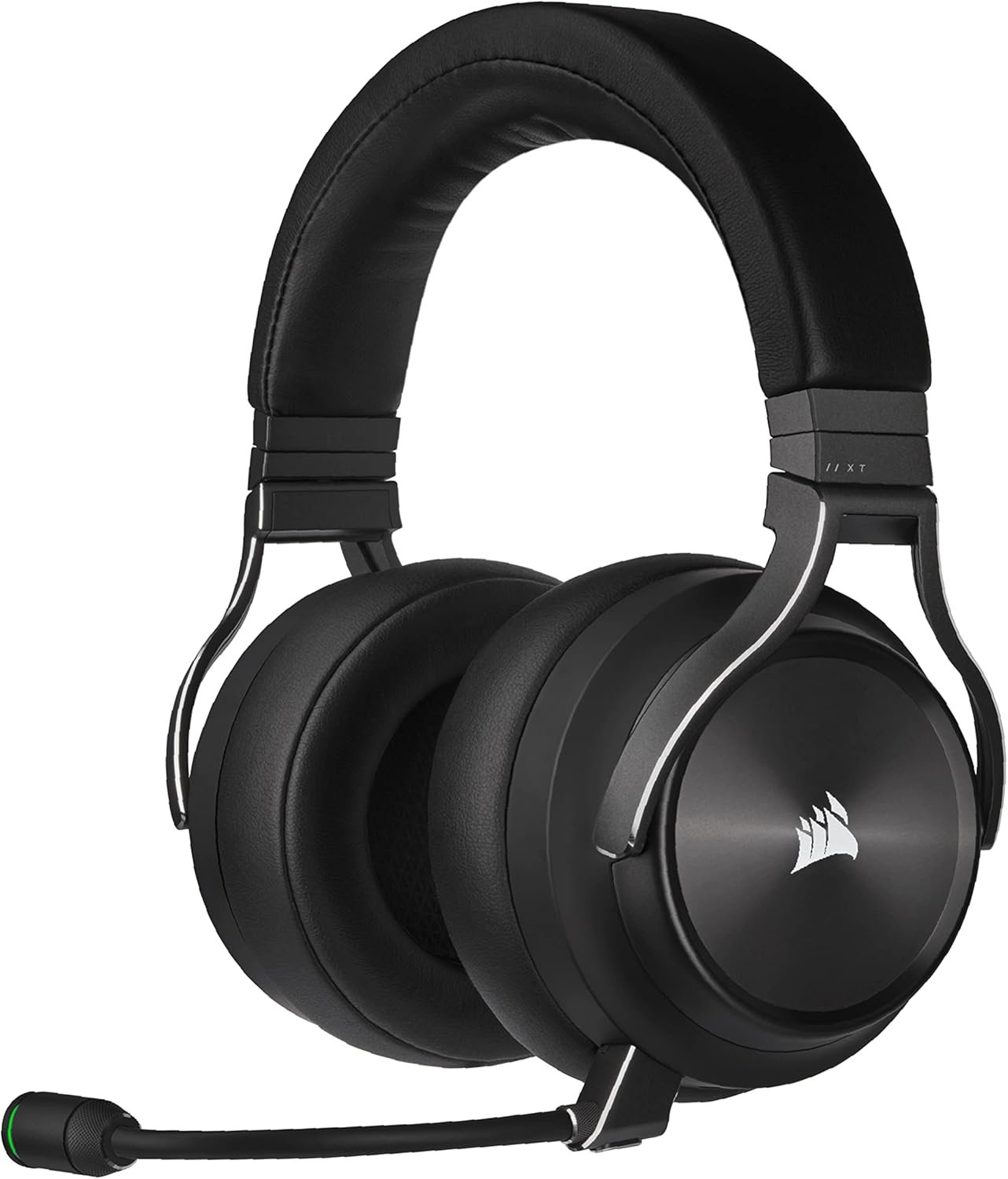 Corsair VIRTUOSO RGB WIRELESS XT Auriculares para Juegos Multiplataforma con Bluetooth – Dolby Atmos – Micrófono Omnidireccional -Compatible iCUE – PC, Mac, PS5, PS4, Nintendo Switch, Móvil – Pizarra