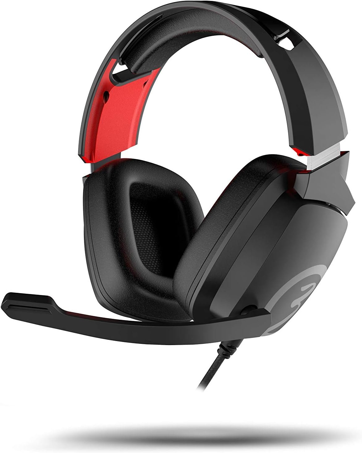 Cascos Gaming Ozone Ekho X40 – Auriculares con microfono – Compatible PS4, PC, Xbox, Switch – Altavoces 50mm, Diadema Ajustable, Controlador, Micro Plegable, Ergonomico, Negro